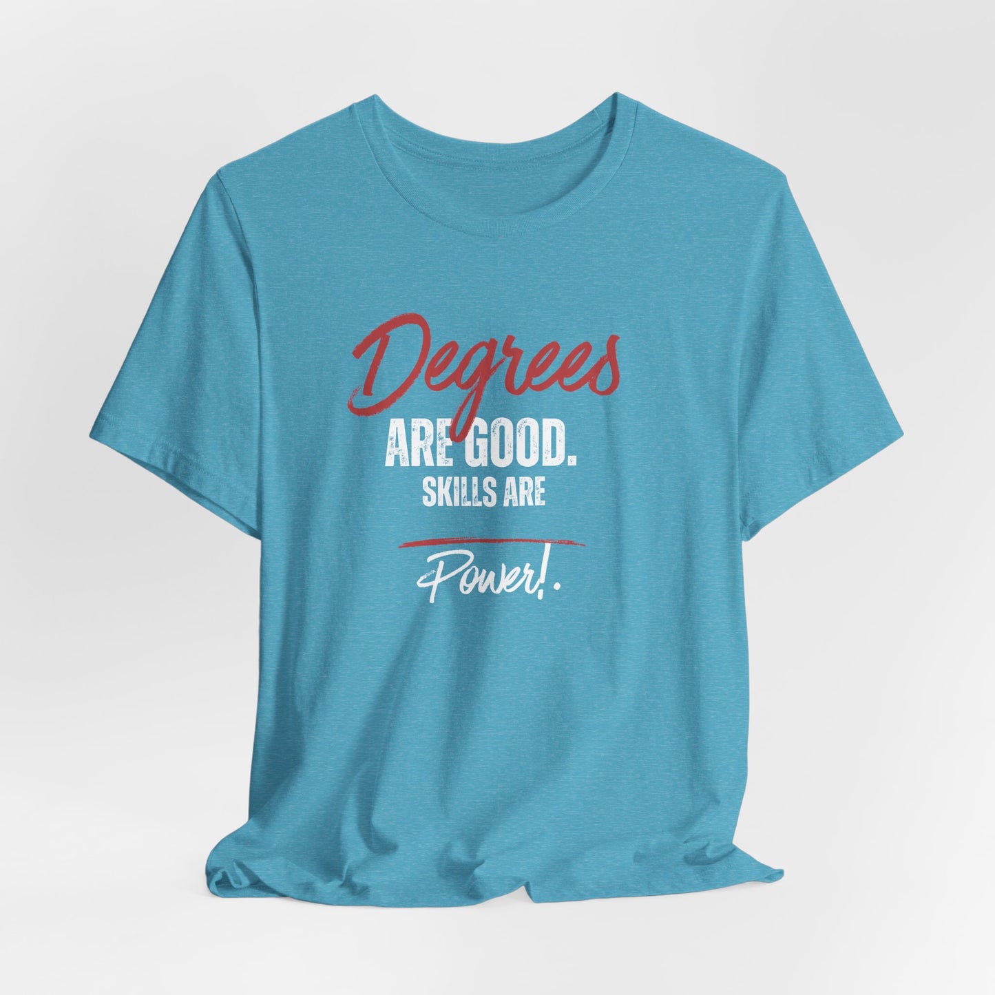 Degrees Script T‑Shirt — Minimal Retro Graphic Tee