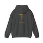 Hoodie — 'Without work is Dead' Gold Baroque Graphic Hooded Sweatshirt