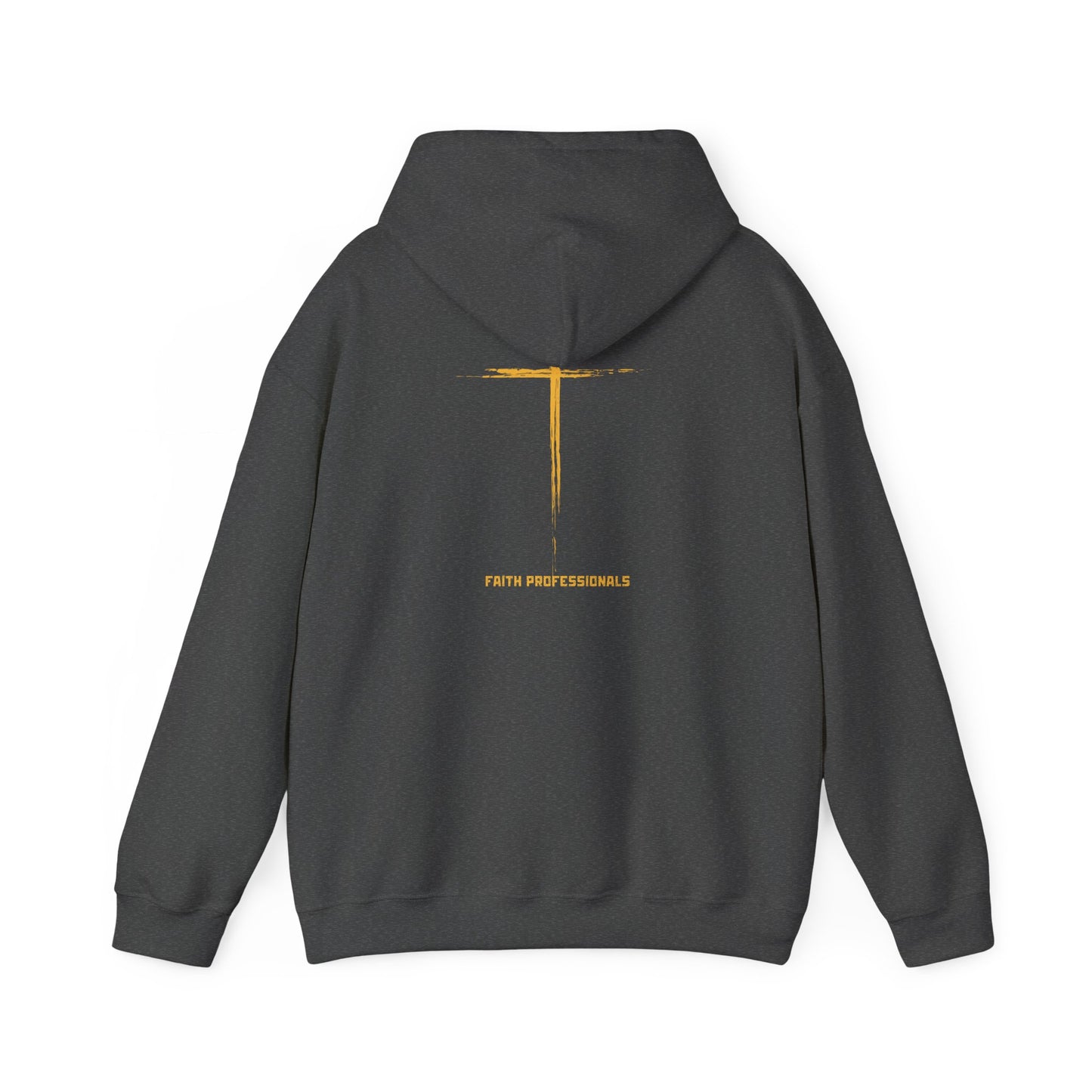 Hoodie — 'Without work is Dead' Gold Baroque Graphic Hooded Sweatshirt