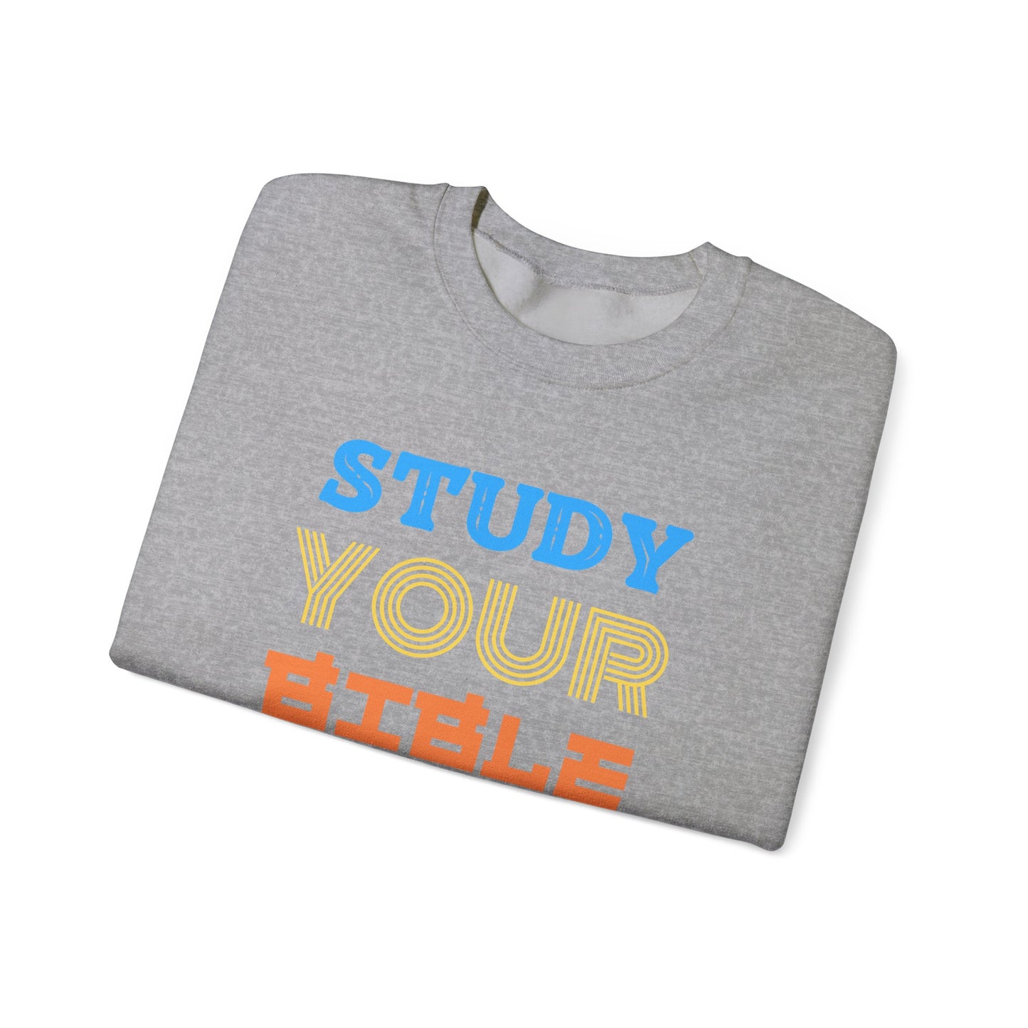 Crewneck Sweatshirt — "Skilled, Called, Empowered" Colorful Watercolor Design
