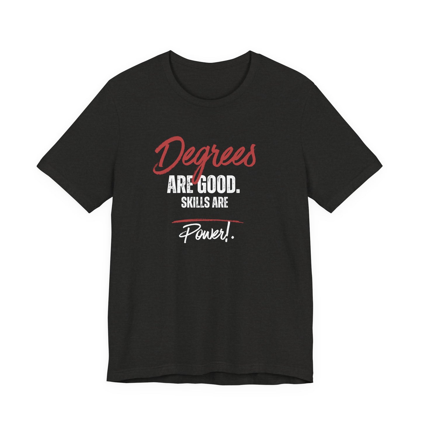 Degrees Script T‑Shirt — Minimal Retro Graphic Tee