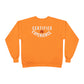 Crewneck Sweatshirt — "Certified by Experience" Minimal Graphic
