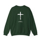 Crewneck Sweatshirt — "Skilled, Called, Empowered" Colorful Watercolor Design