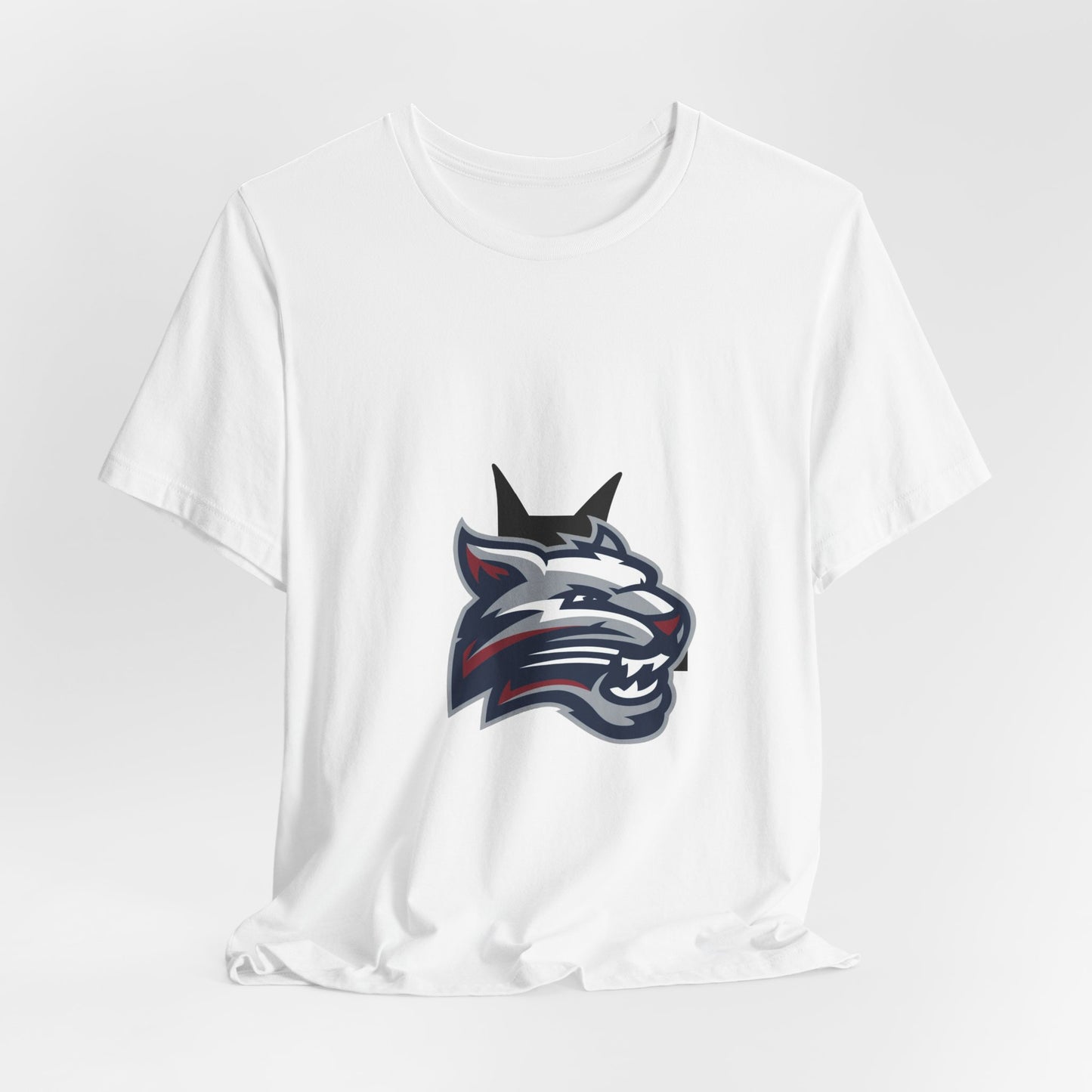 Bobcats Head Graphic Tee — Athletic Mascot T‑Shirt