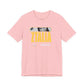 Mushroom Illustration Tee — "Fun Fresh Play Love" Botanical Graphic T-Shirt