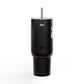 40oz Engraved Insulated Tumbler with Lid & Straw — Wildlife Cat Logo