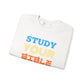 Crewneck Sweatshirt — "Skilled, Called, Empowered" Colorful Watercolor Design
