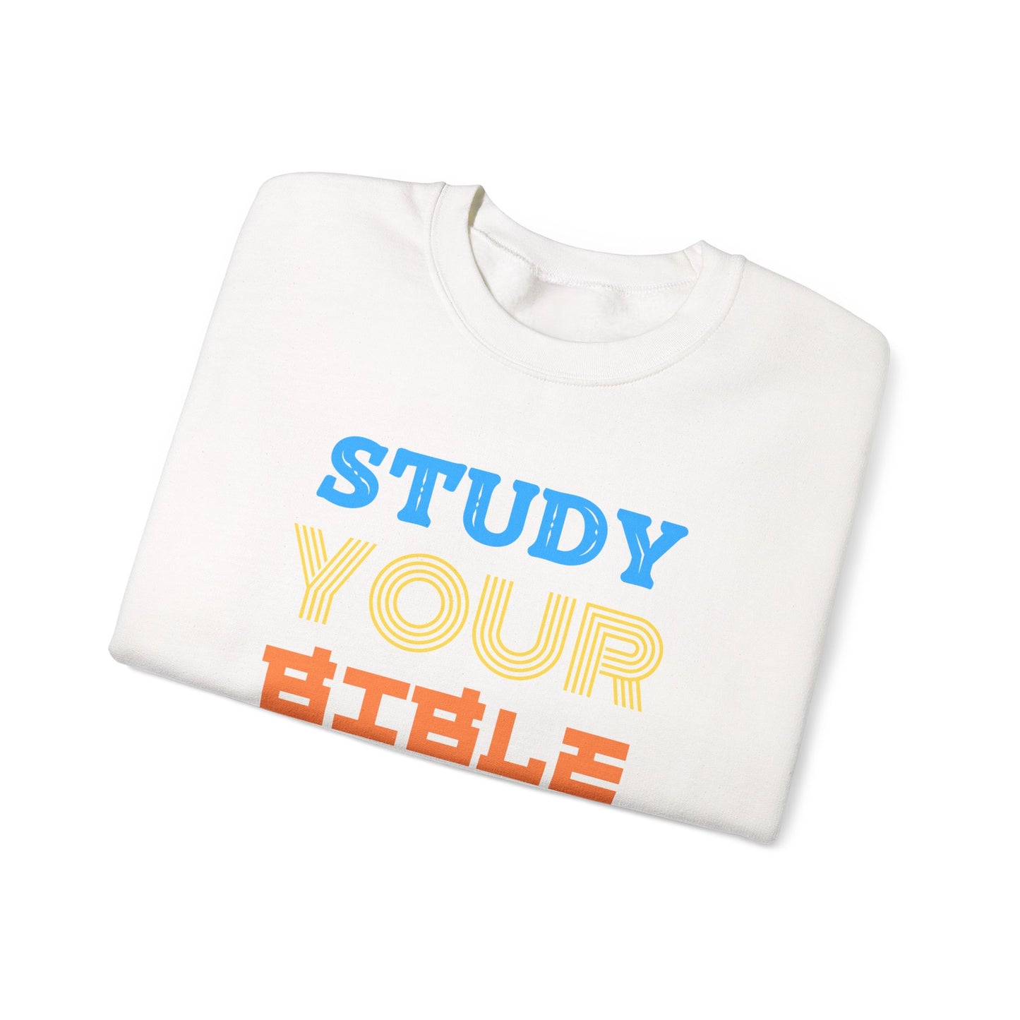Crewneck Sweatshirt — "Skilled, Called, Empowered" Colorful Watercolor Design
