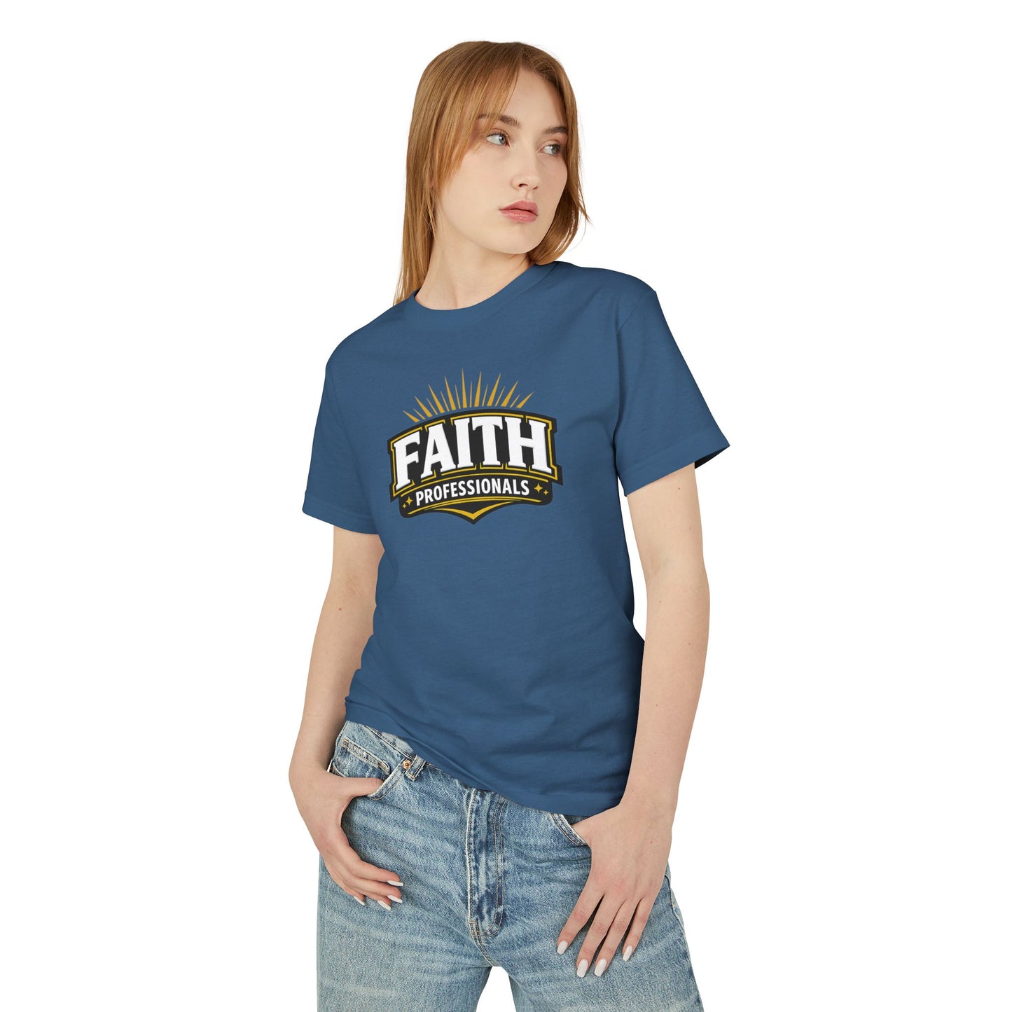 Faith Professionals T-Shirt — Vintage Crest Christian Tee