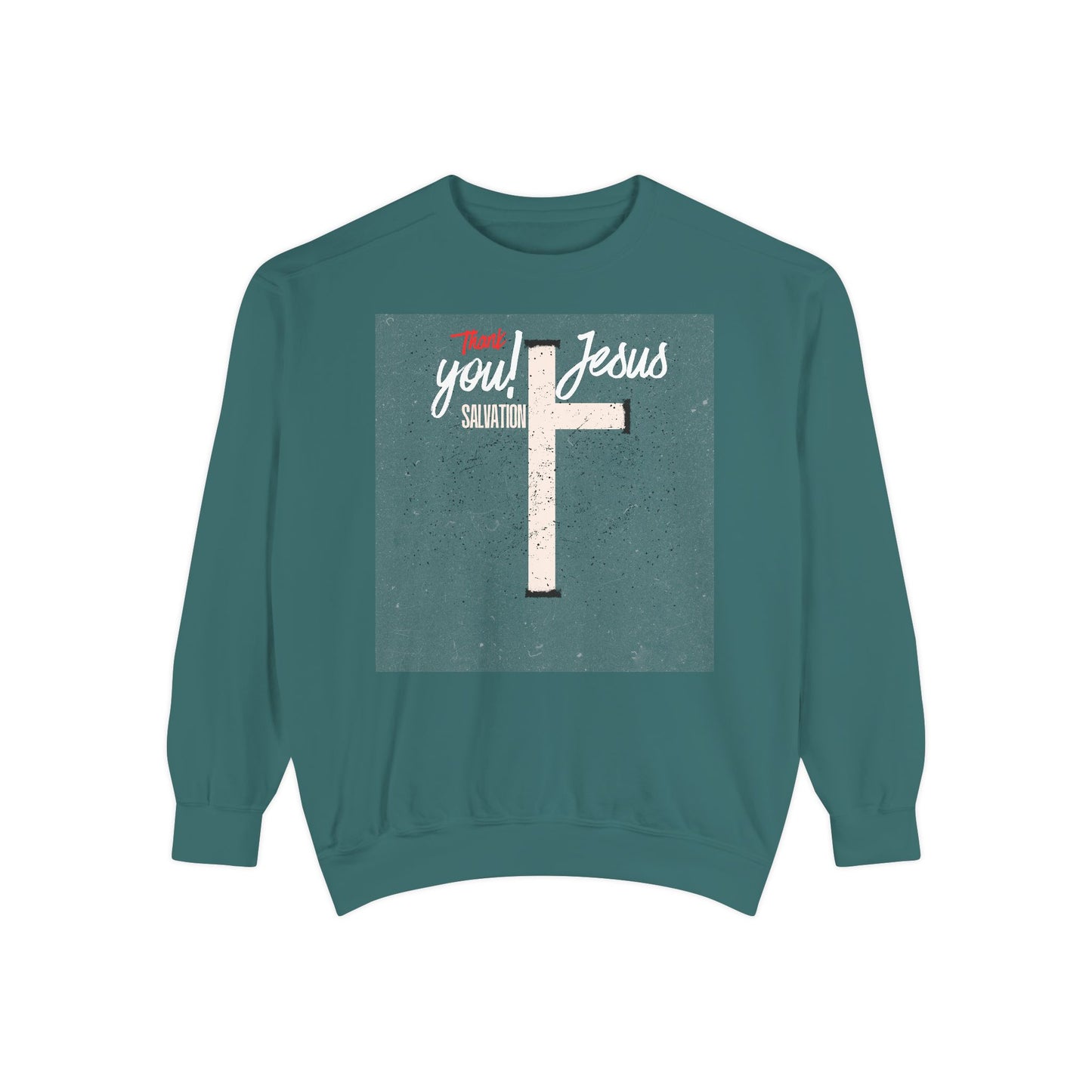 Grace Cross Sweatshirt — "Candidate of Grace" Christian Pullover