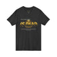 V-Neck Tee — 'Faith without Work is Dead' Vintage Sun Graphic