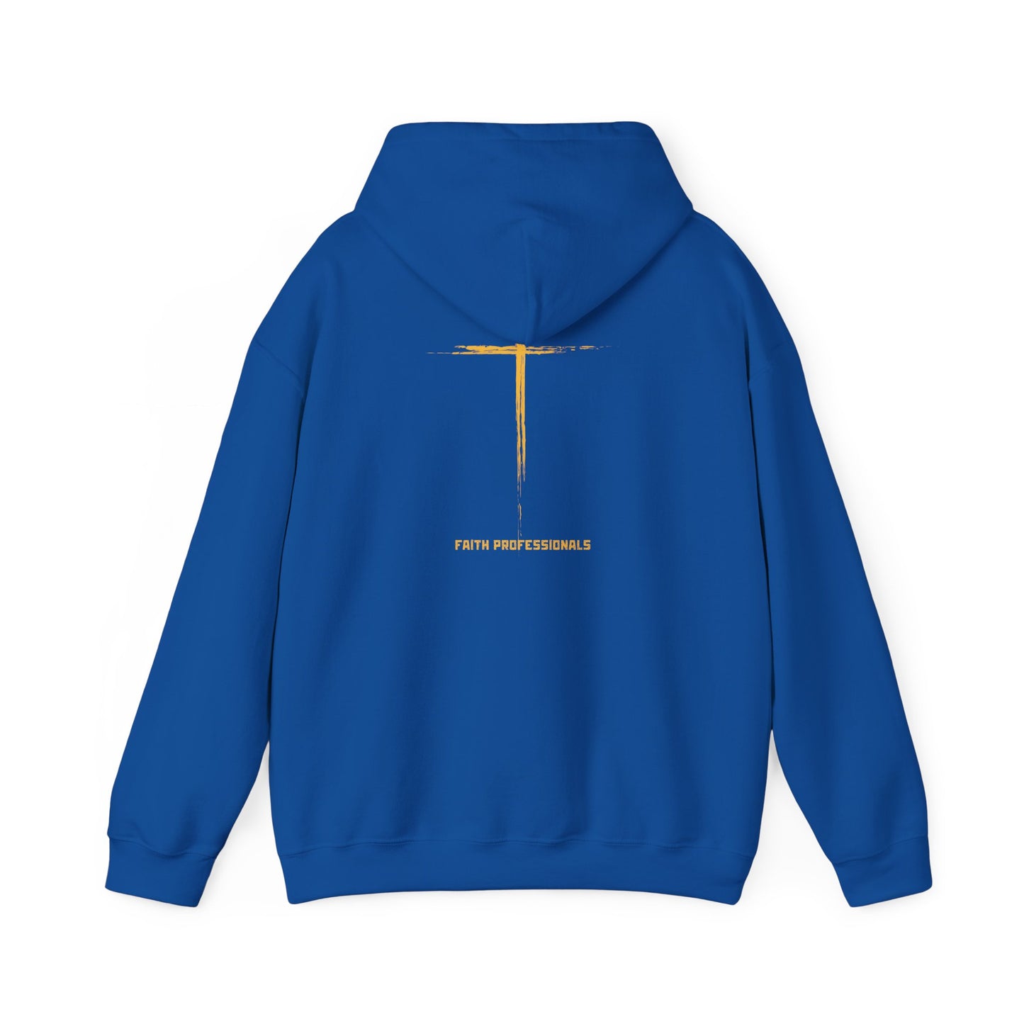 Hoodie — 'Without work is Dead' Gold Baroque Graphic Hooded Sweatshirt