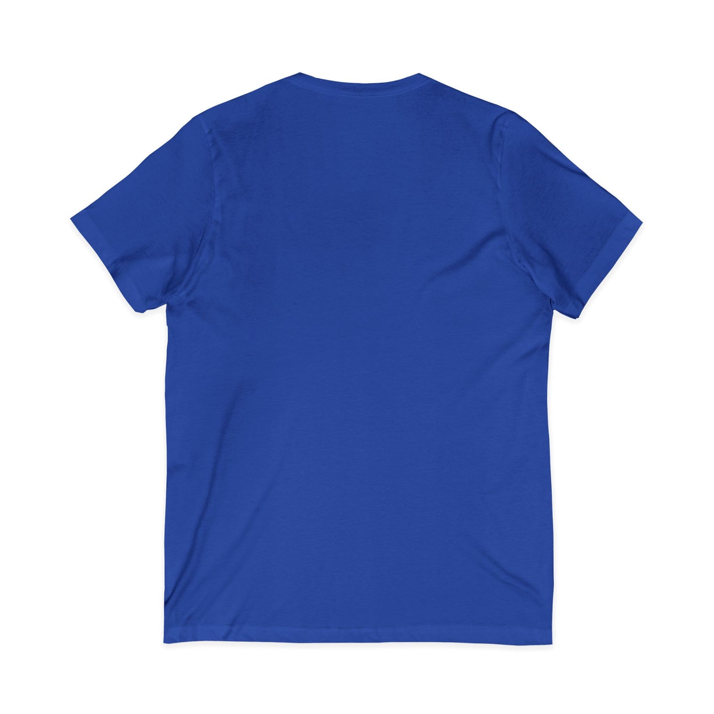 V-Neck Tee — 'Faith without Work is Dead' Vintage Sun Graphic