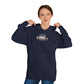 Faith Graphic Hoodie — Minimal Gold Lettering Christian Pullover