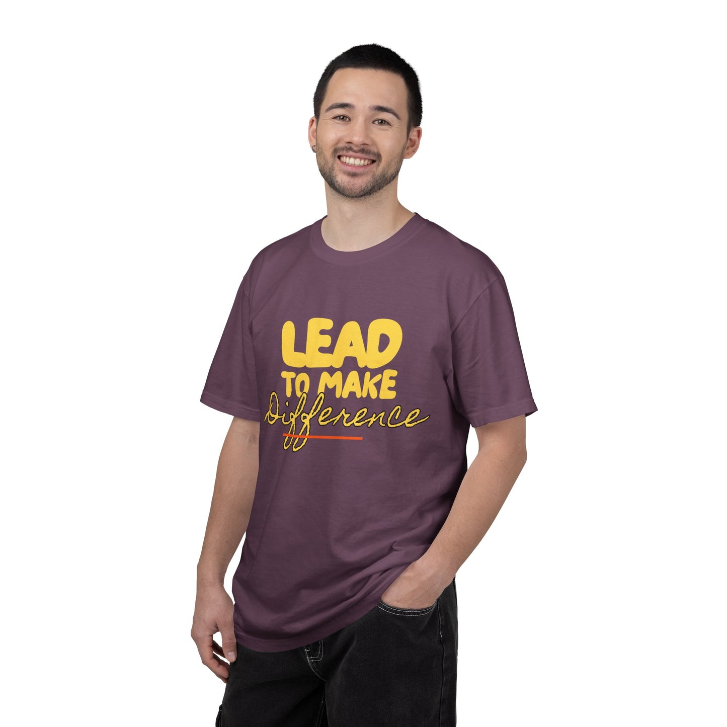 Lead to Make a Difference T-Shirt — Inspirational Christian Cross Tee