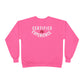 Crewneck Sweatshirt — "Certified by Experience" Minimal Graphic