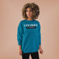 Crewneck Sweatshirt — "Certified by Experience" Minimal Graphic