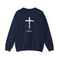 Crewneck Sweatshirt — "Skilled, Called, Empowered" Colorful Watercolor Design