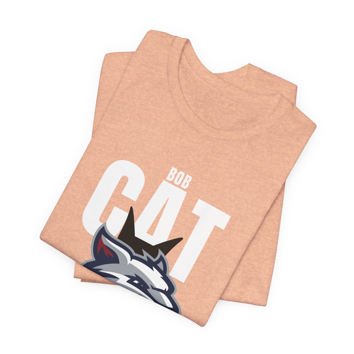 Bobcats Head Graphic Tee — Athletic Mascot T‑Shirt