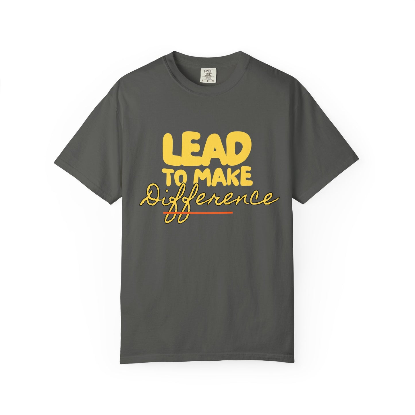 Lead to Make a Difference T-Shirt — Inspirational Christian Cross Tee