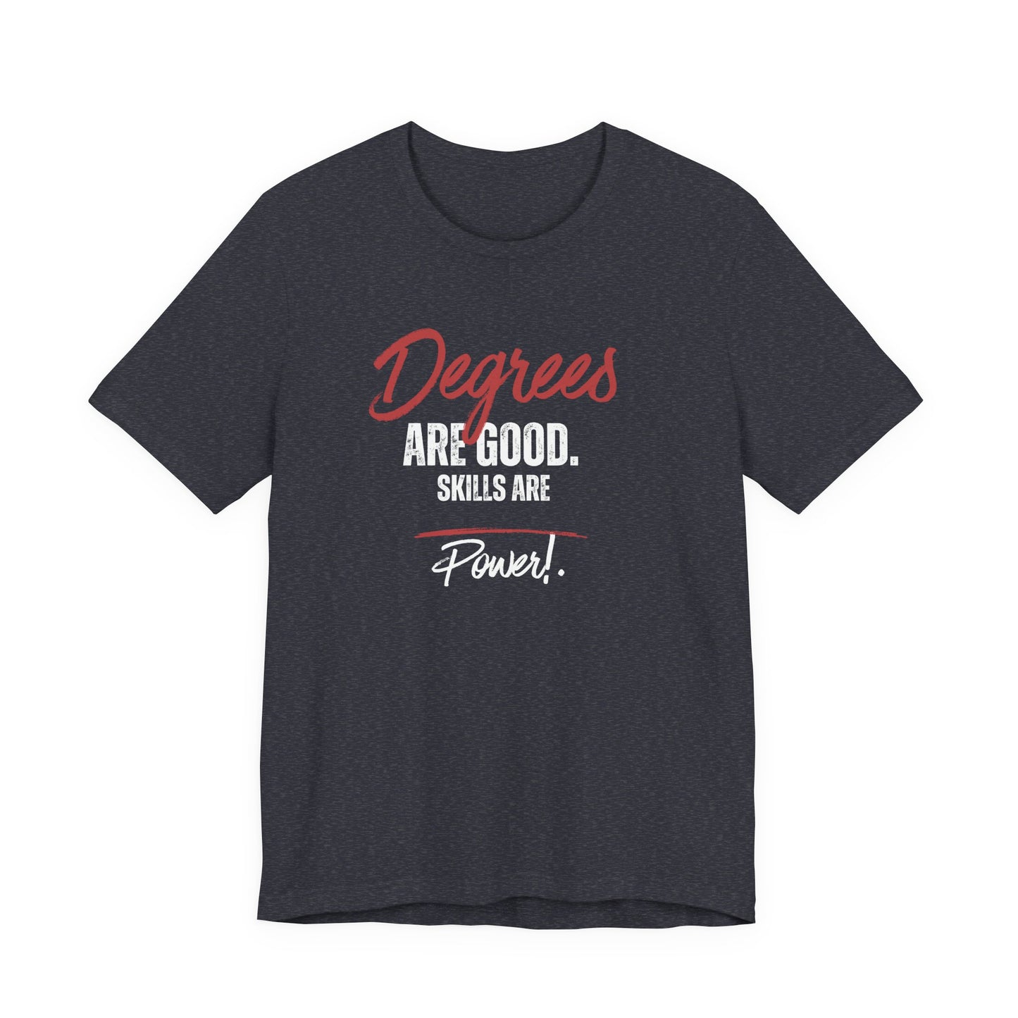 Degrees Script T‑Shirt — Minimal Retro Graphic Tee