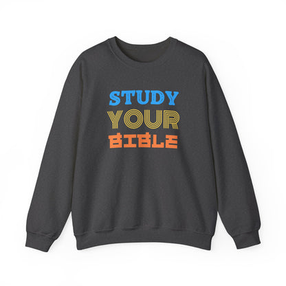 Crewneck Sweatshirt — "Skilled, Called, Empowered" Colorful Watercolor Design