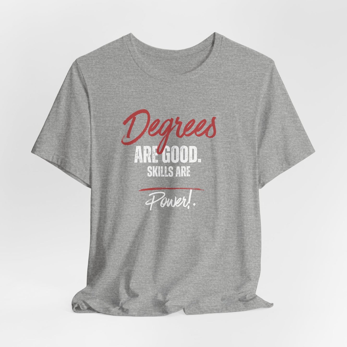 Degrees Script T‑Shirt — Minimal Retro Graphic Tee