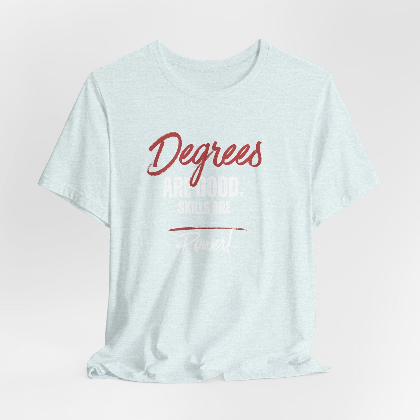 Degrees Script T‑Shirt — Minimal Retro Graphic Tee