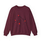 Crewneck Sweatshirt — "Held By Grace" Minimal Line Art Hands Design