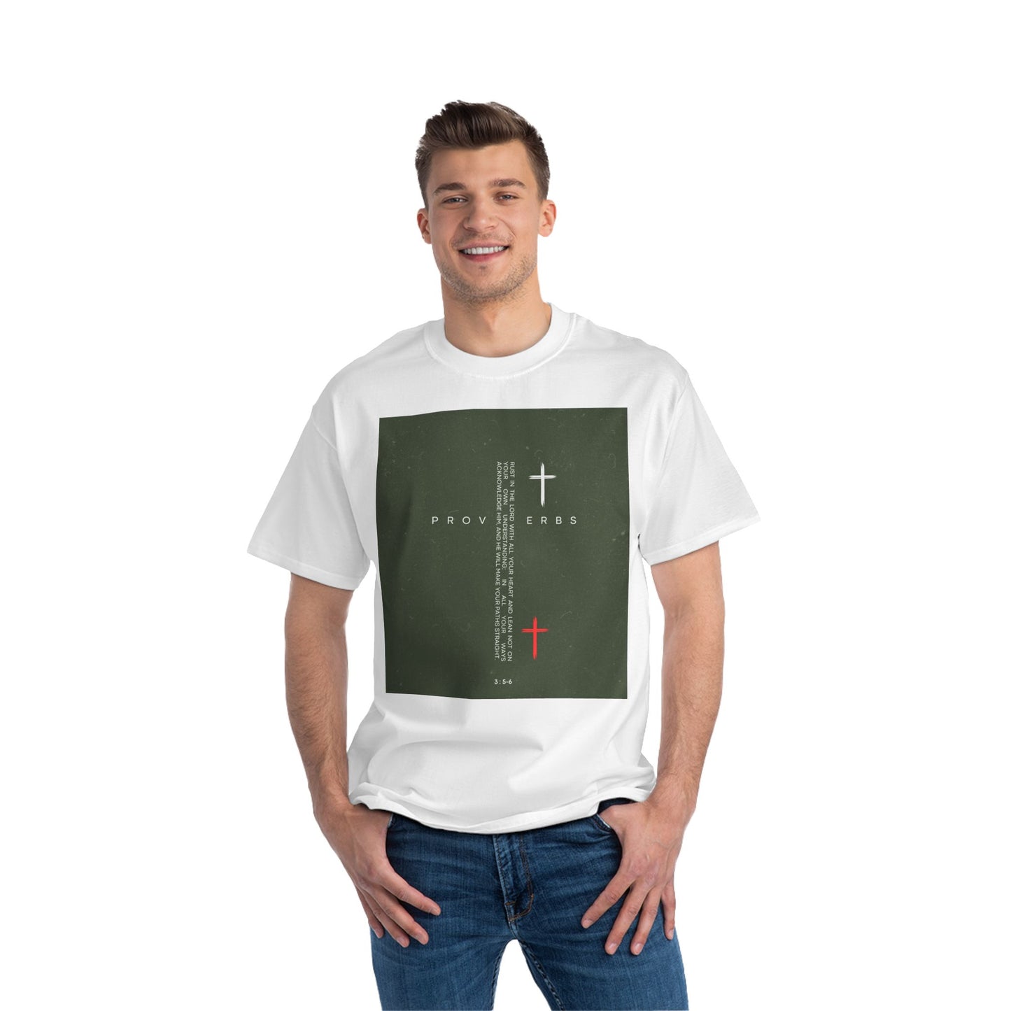 The cross Beefy-T®  Short-Sleeve T-Shirt