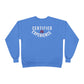 Crewneck Sweatshirt — "Certified by Experience" Minimal Graphic