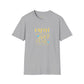 Faith Over Fear T-Shirt — Inspirational Christian Tee with Soft Script & Heart Accents
