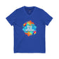 Skilled Called Empowered V-Neck Tee — Inspirational Watercolor Crew Shirt