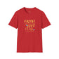 Faith Over Fear T-Shirt — Inspirational Christian Tee with Soft Script & Heart Accents