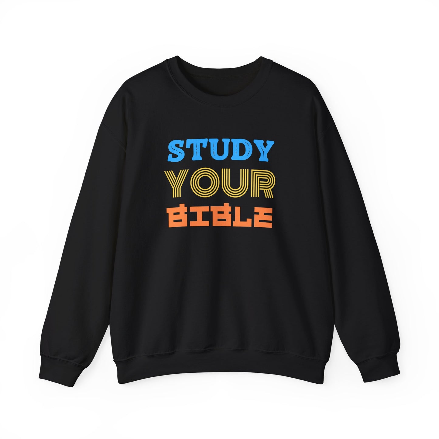Crewneck Sweatshirt — "Skilled, Called, Empowered" Colorful Watercolor Design