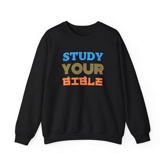 Crewneck Sweatshirt — "Skilled, Called, Empowered" Colorful Watercolor Design
