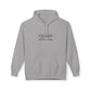Retro Script "West Coast" White Hoodie — Vintage Stripe Graphic Pullover