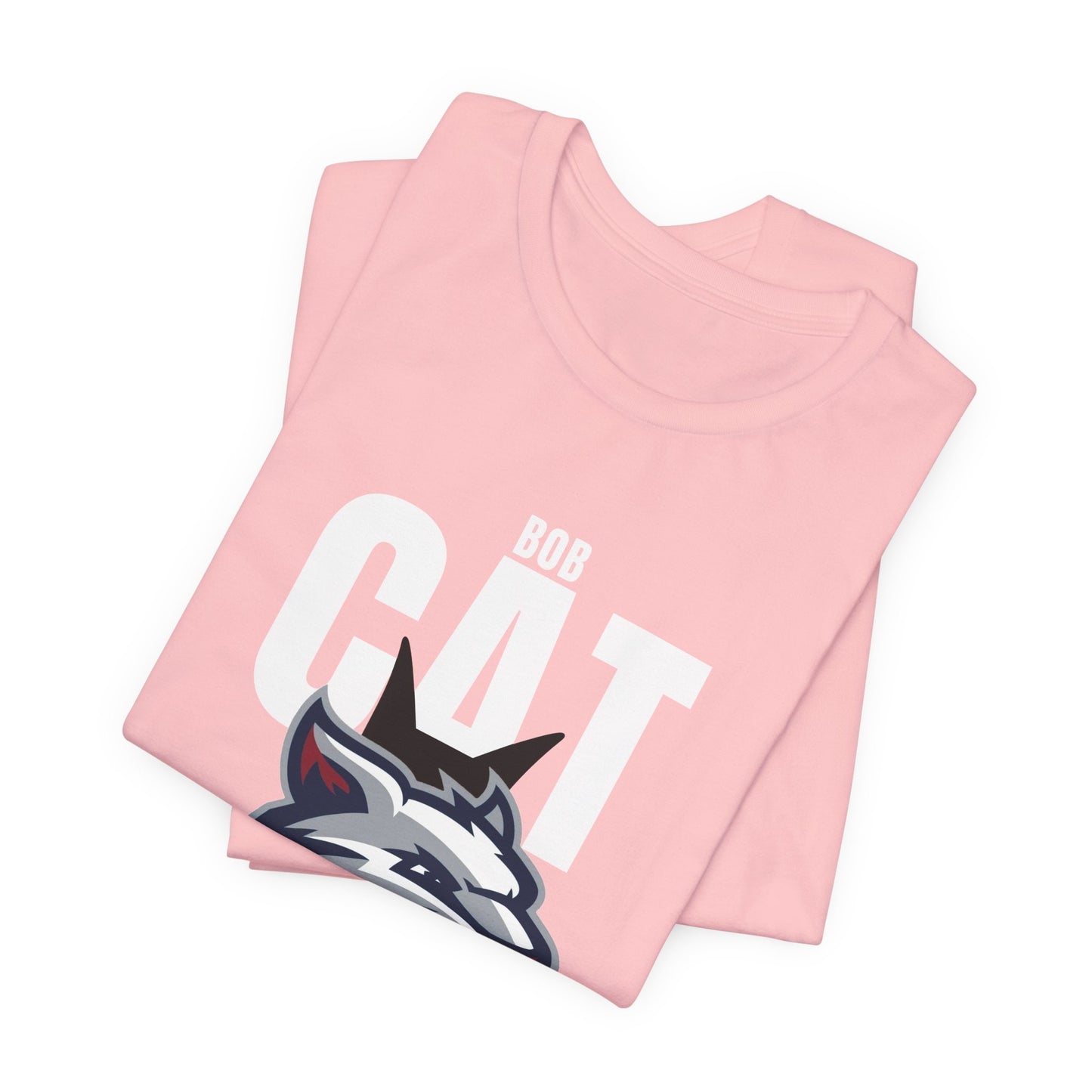 Bobcats Head Graphic Tee — Athletic Mascot T‑Shirt