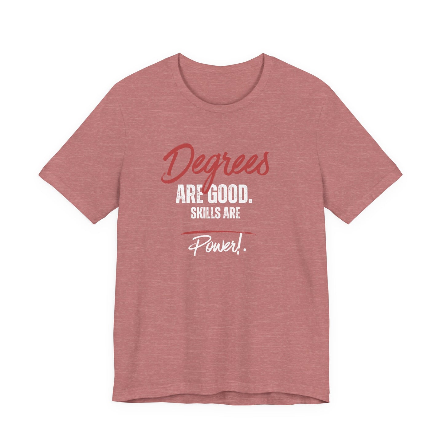 Degrees Script T‑Shirt — Minimal Retro Graphic Tee