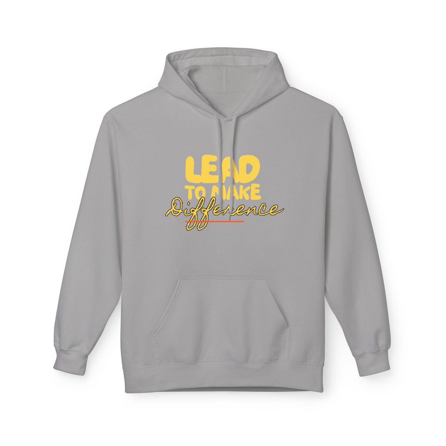 Lead to Make a Difference Hoodie — Inspirational Christian Cross Sweatshirt