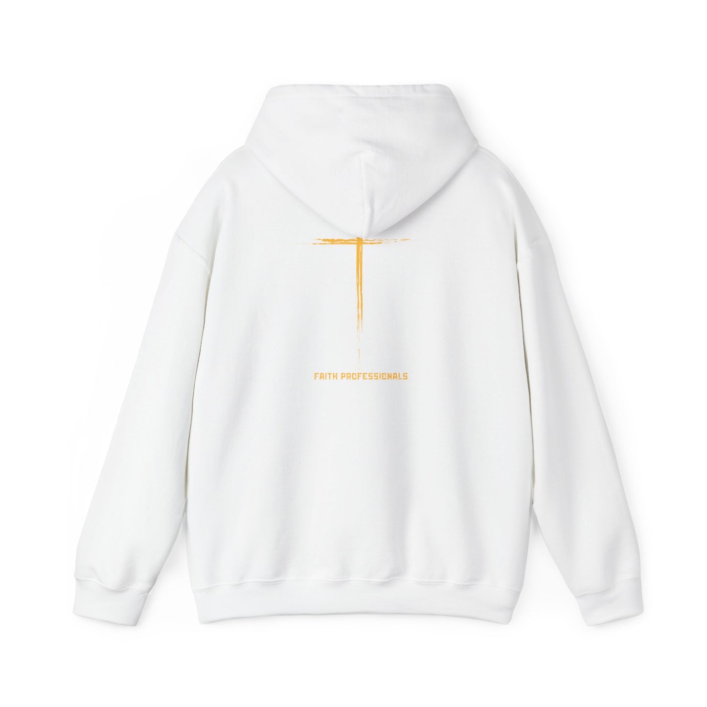 Hoodie — 'Without work is Dead' Gold Baroque Graphic Hooded Sweatshirt