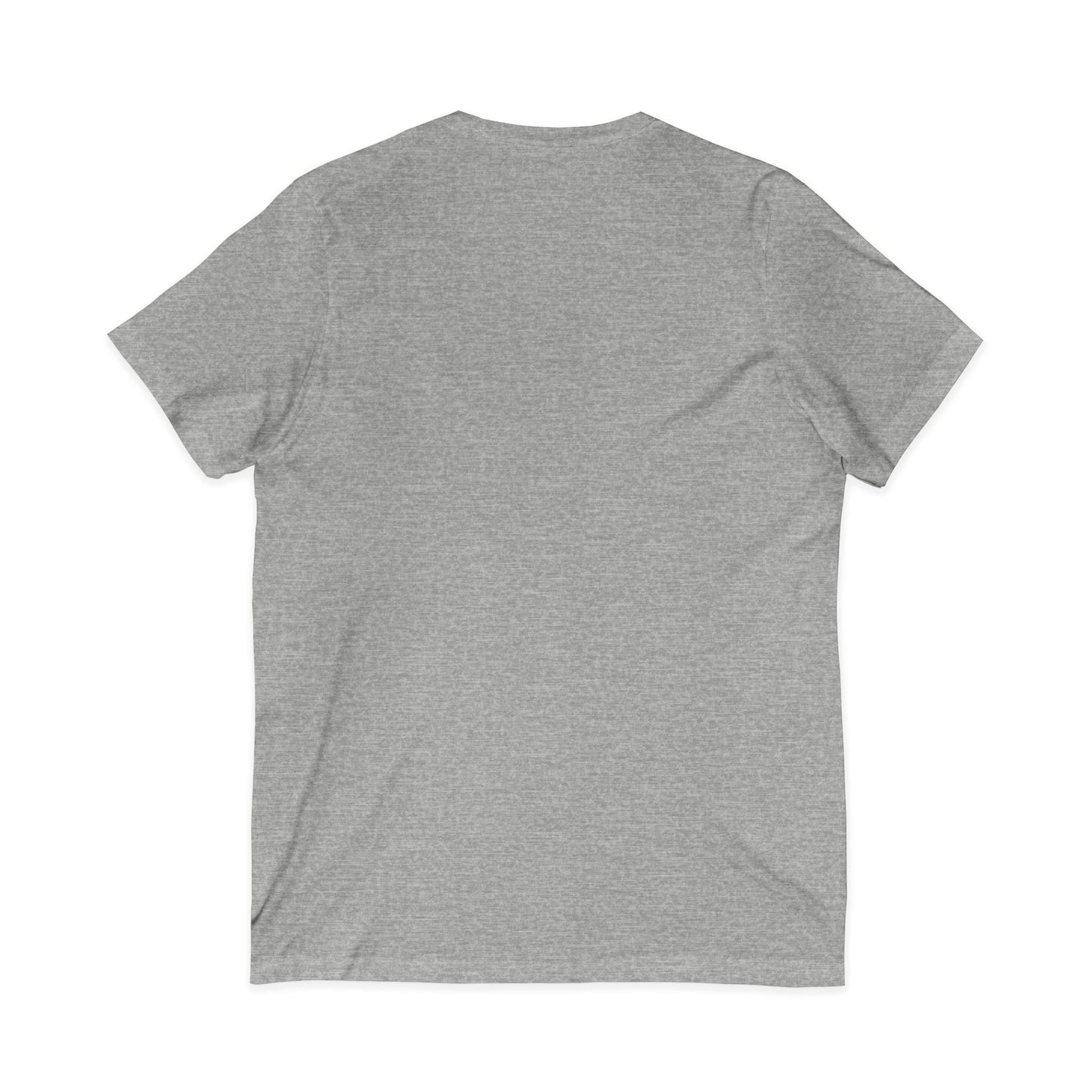 V-Neck Tee — 'Faith without Work is Dead' Vintage Sun Graphic