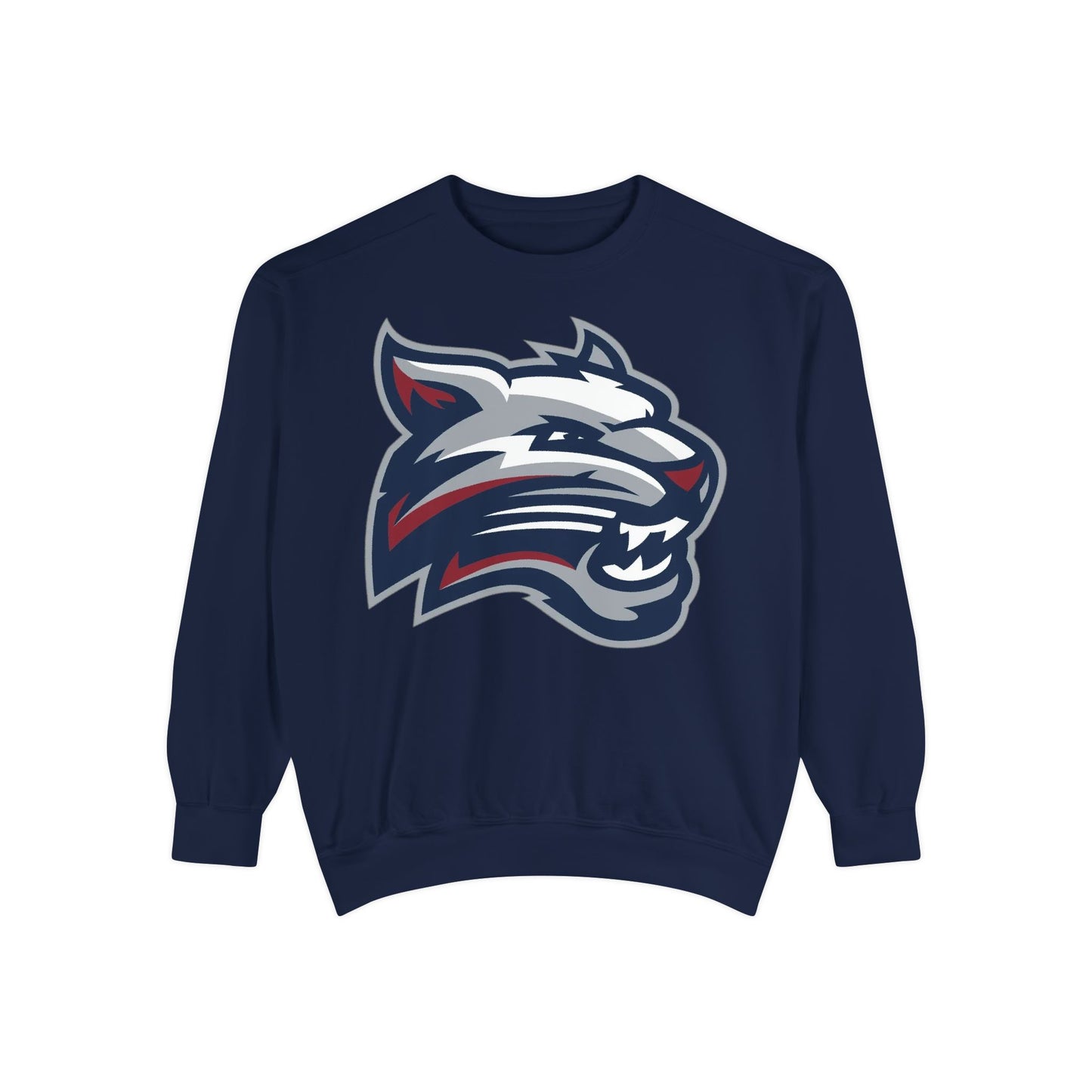 Bobcat Logo Sweatshirt — Retro Distressed Crewneck