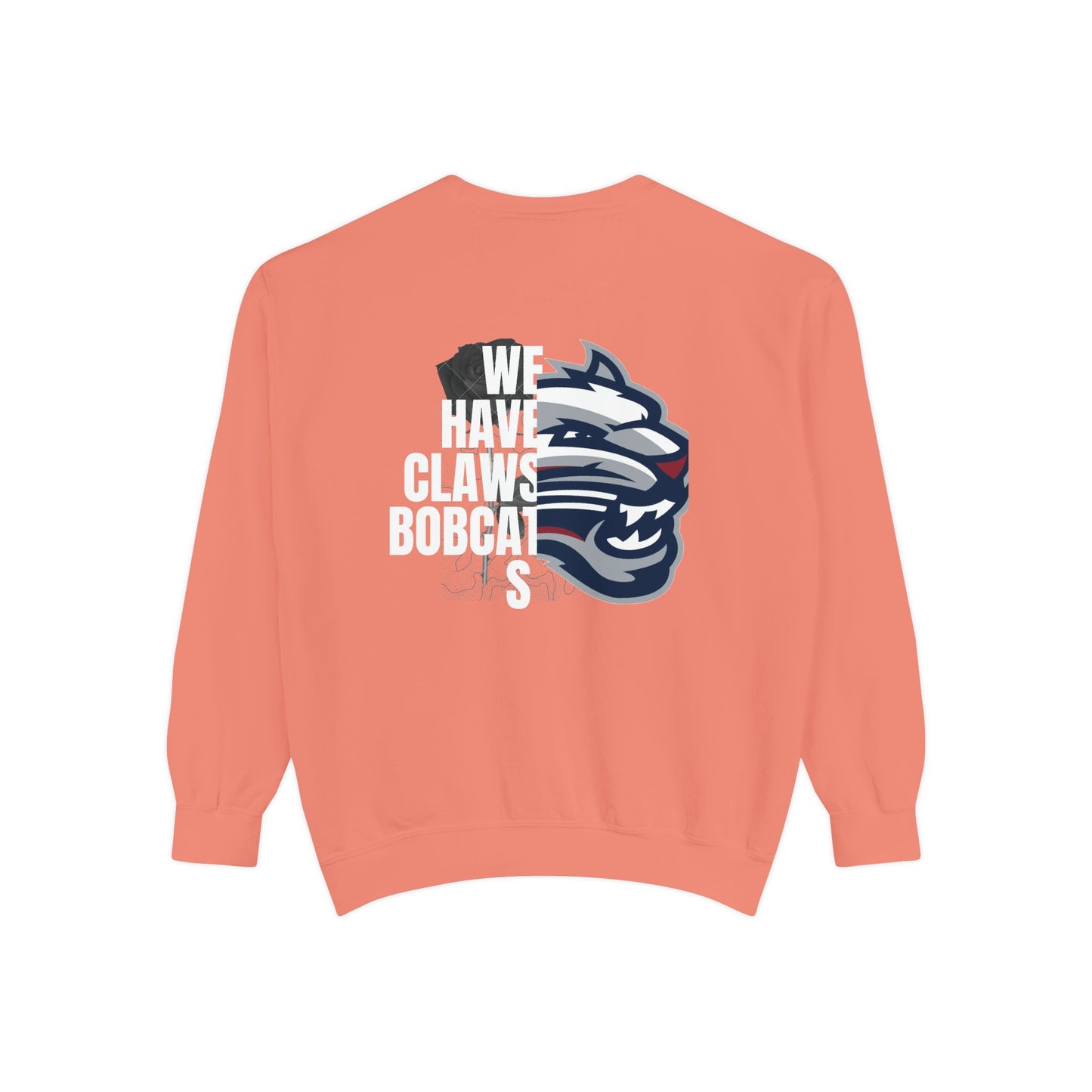 Bobcat Logo Sweatshirt — Retro Distressed Crewneck