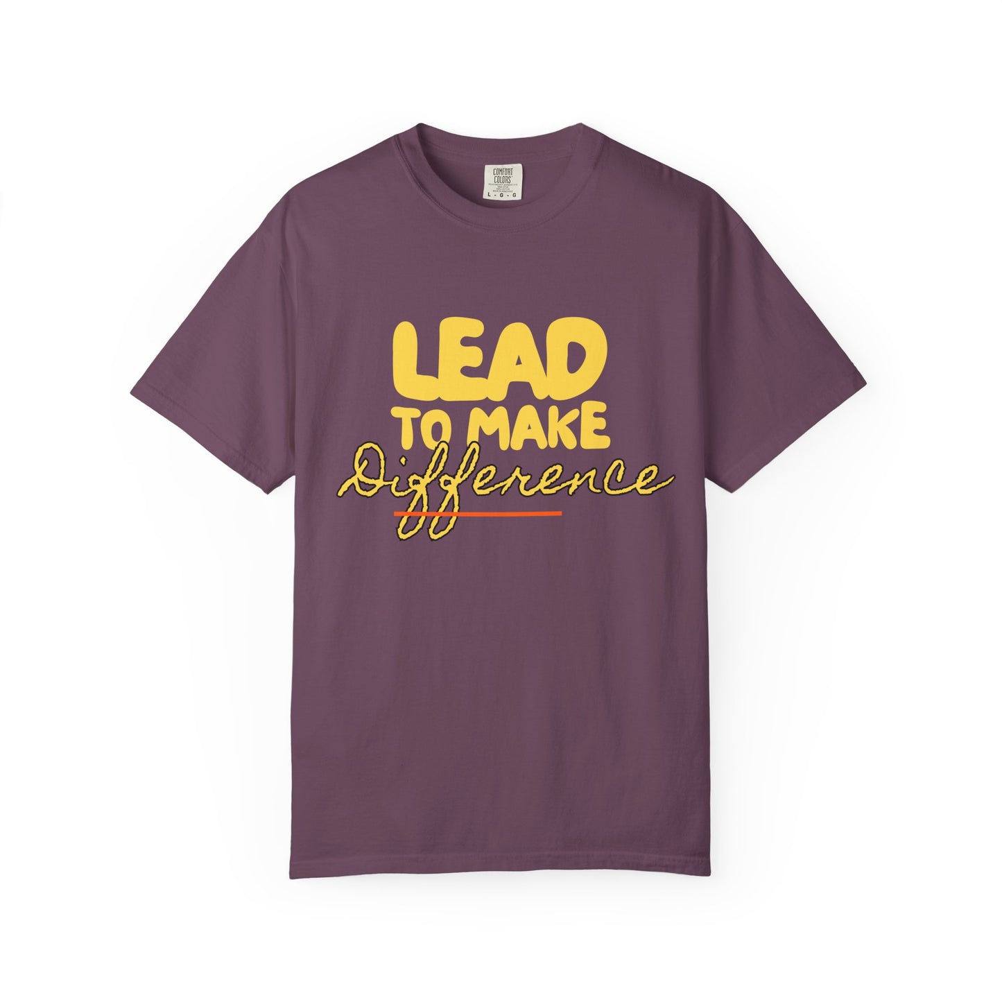 Lead to Make a Difference T-Shirt — Inspirational Christian Cross Tee