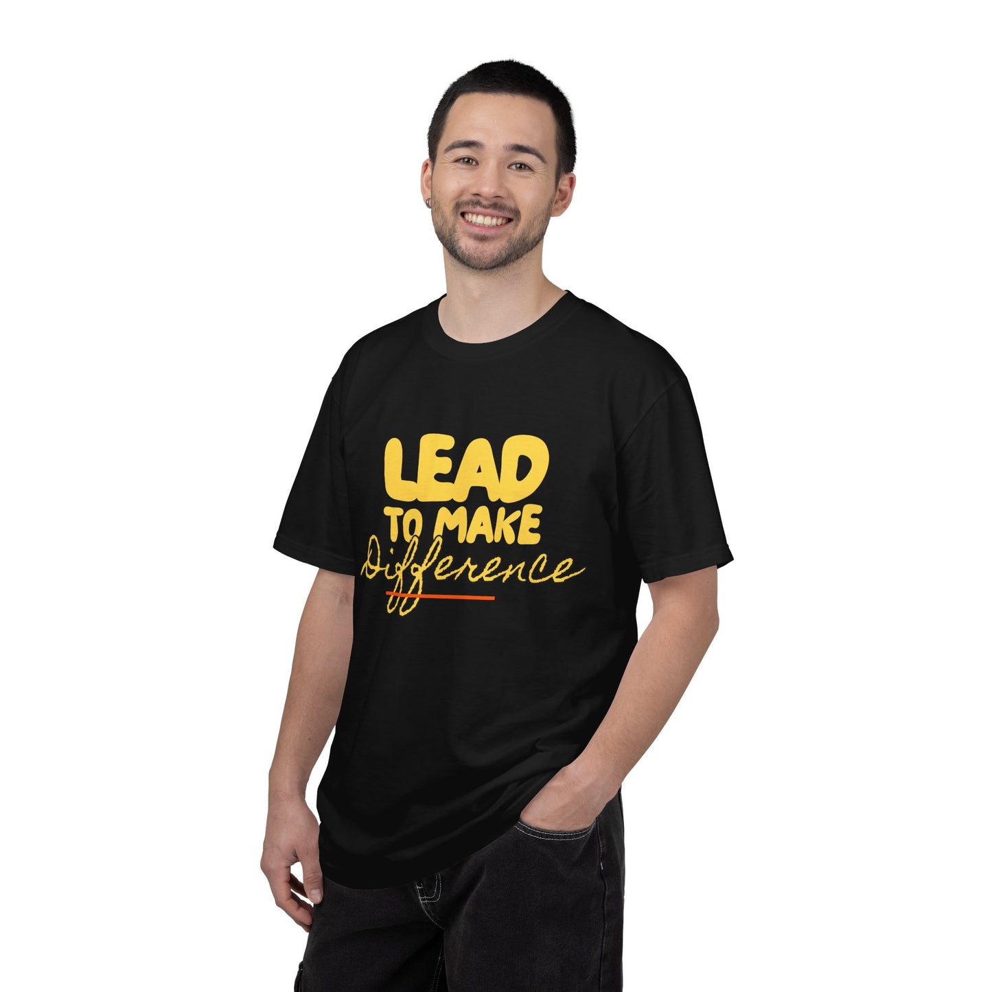 Lead to Make a Difference T-Shirt — Inspirational Christian Cross Tee