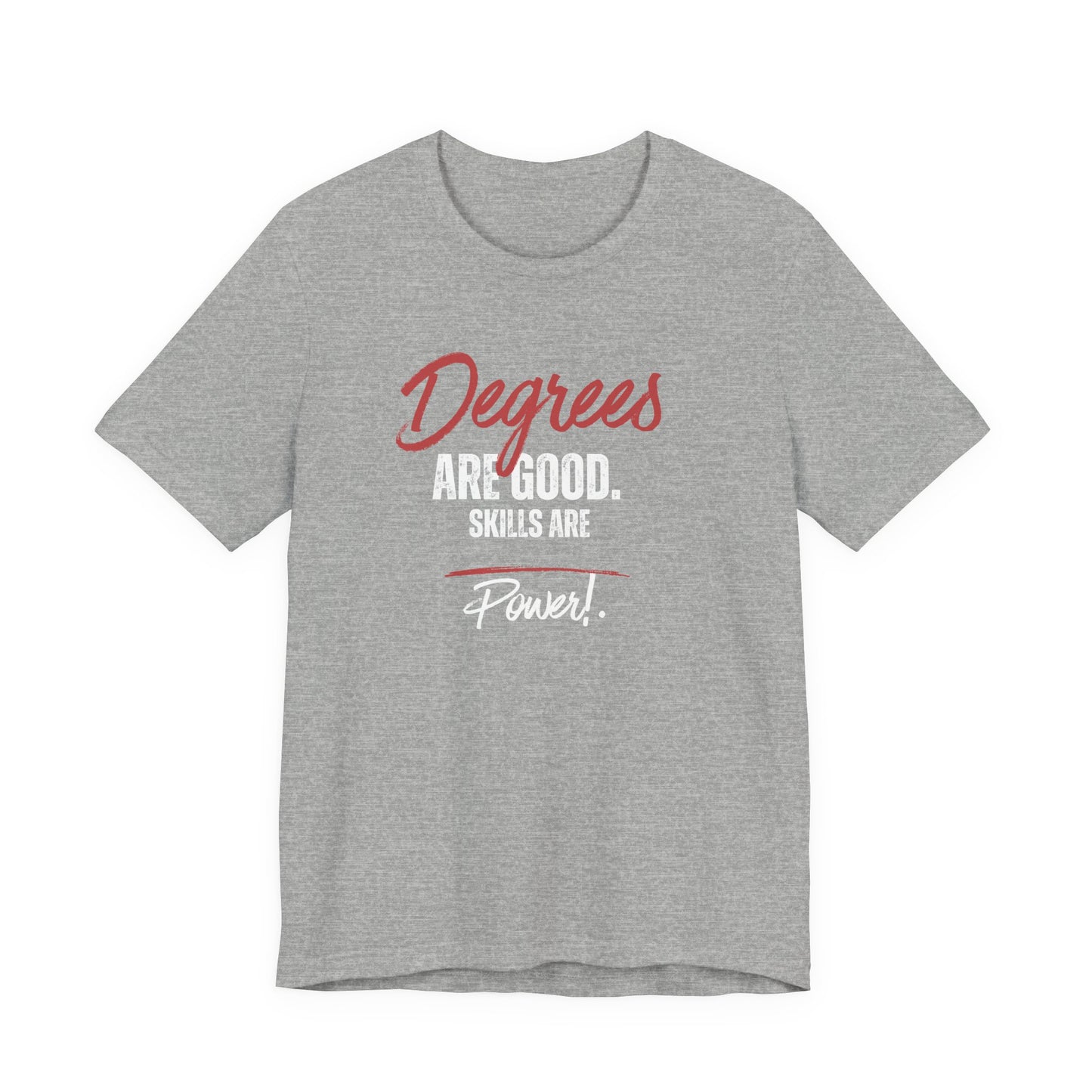 Degrees Script T‑Shirt — Minimal Retro Graphic Tee