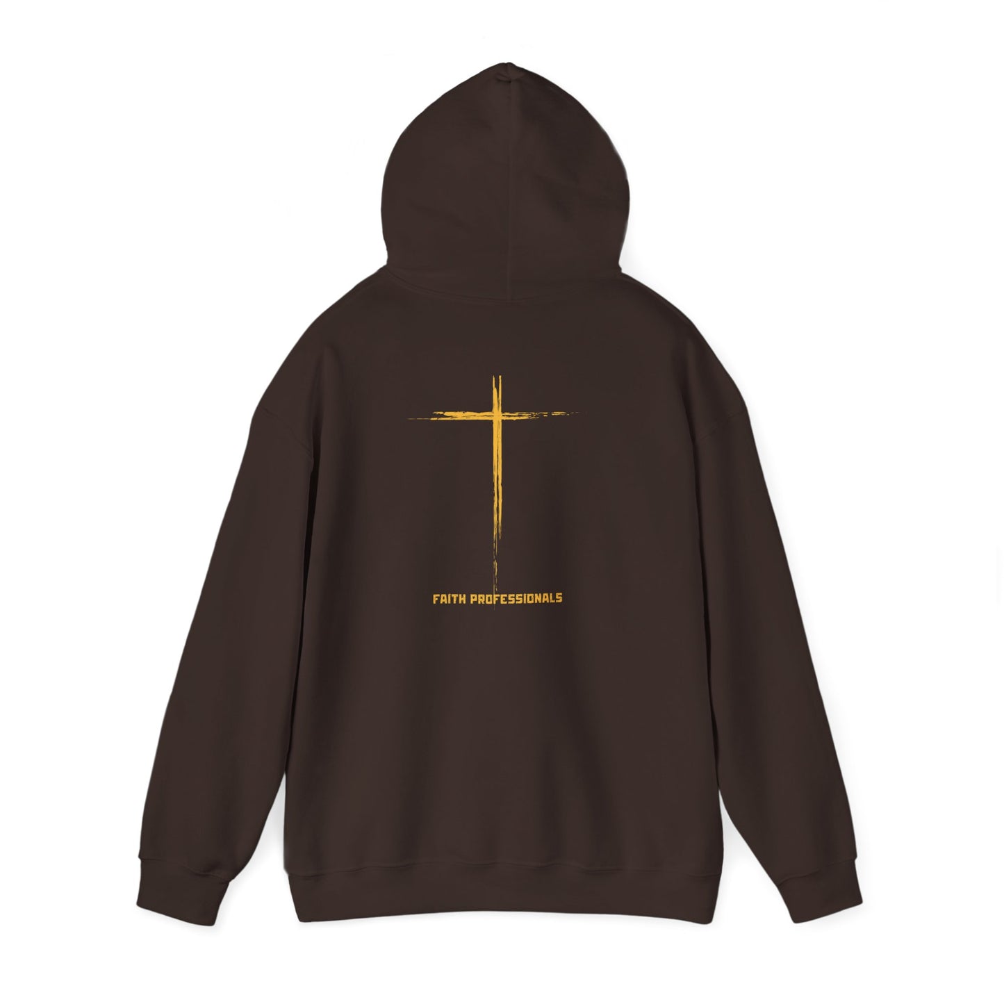 Hoodie — 'Without work is Dead' Gold Baroque Graphic Hooded Sweatshirt