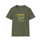 Faith Over Fear T-Shirt — Inspirational Christian Tee with Soft Script & Heart Accents
