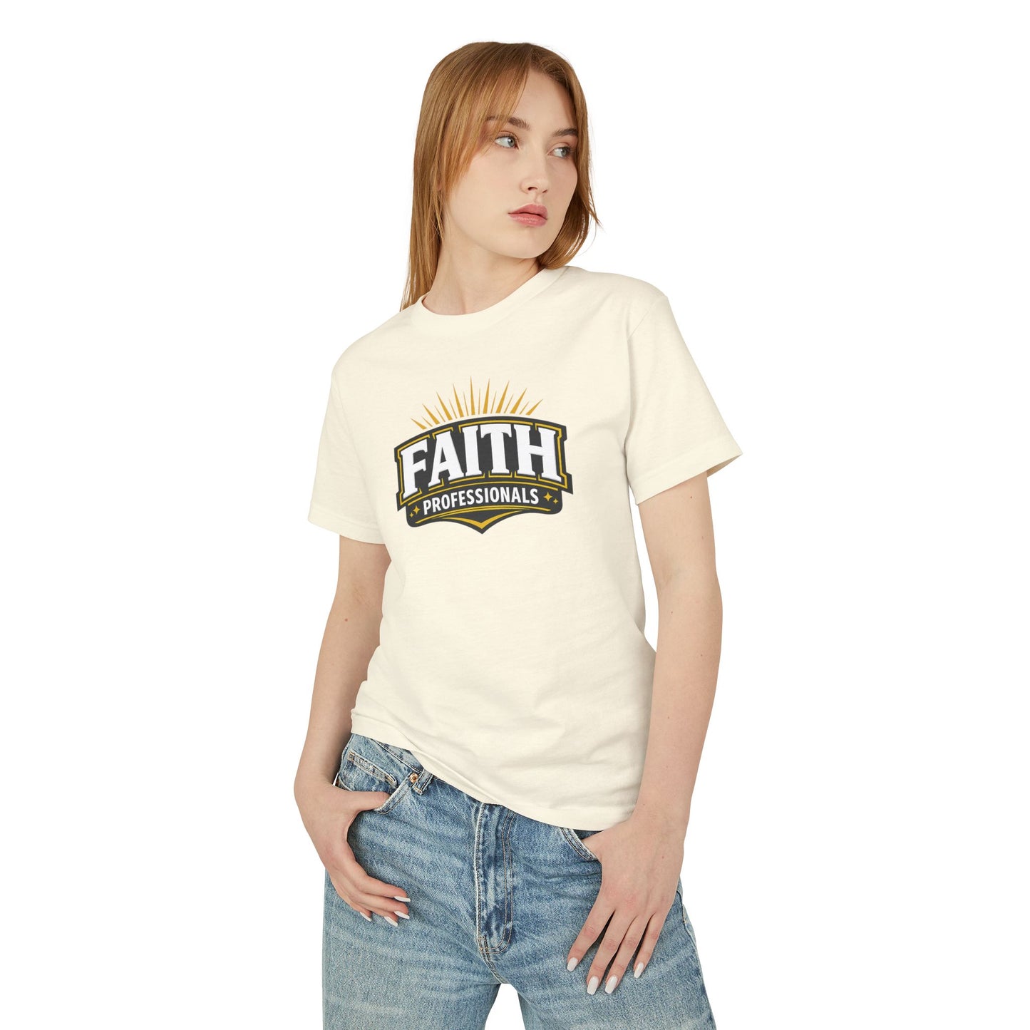 Faith Professionals T-Shirt — Vintage Crest Christian Tee